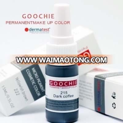 Goochie Permanent Make Up Pigment,Eyebrow Tattoo Ink,Microblading Pigment